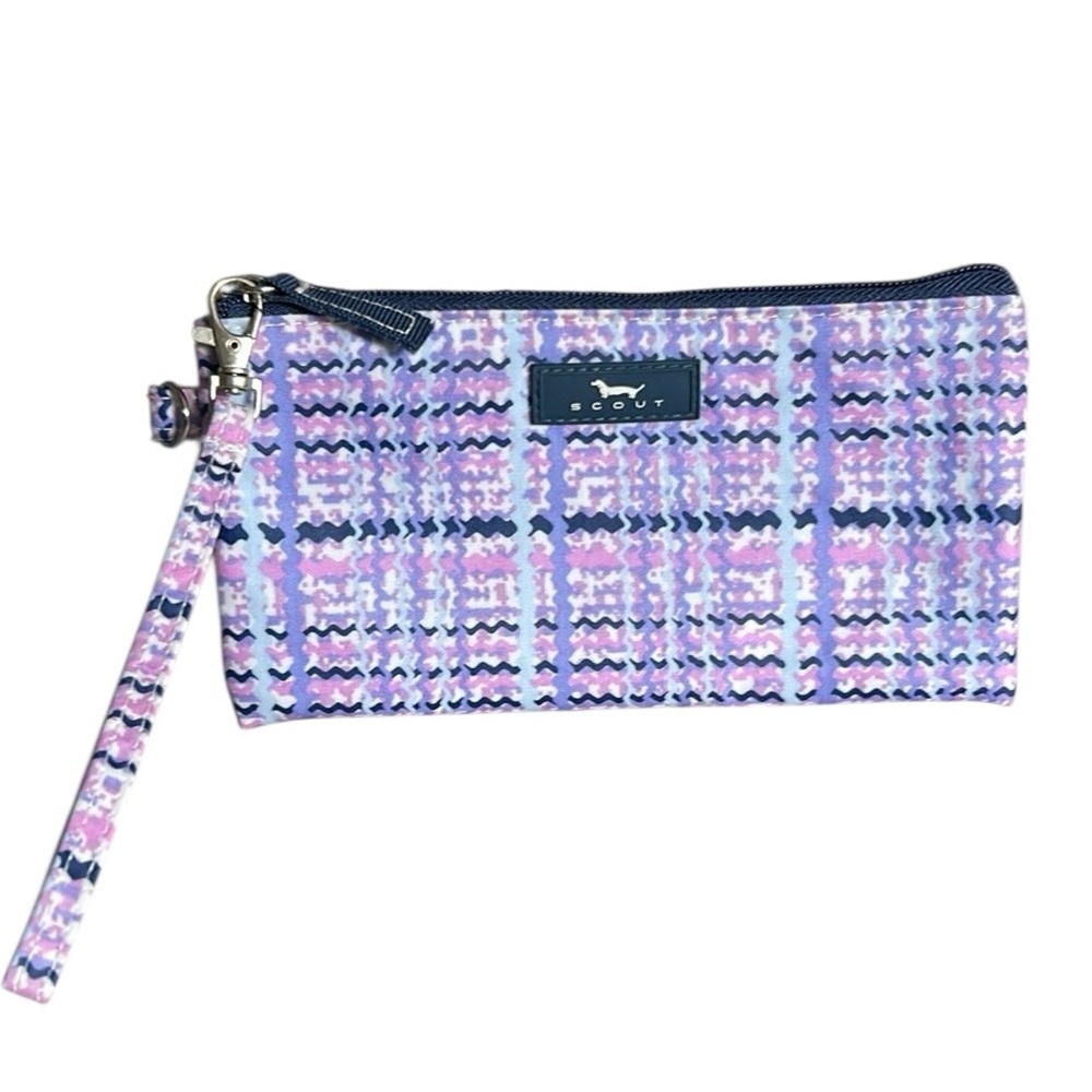 SCOUT Kate Wristlet Chrissy in Tweedgen Pink and Purple